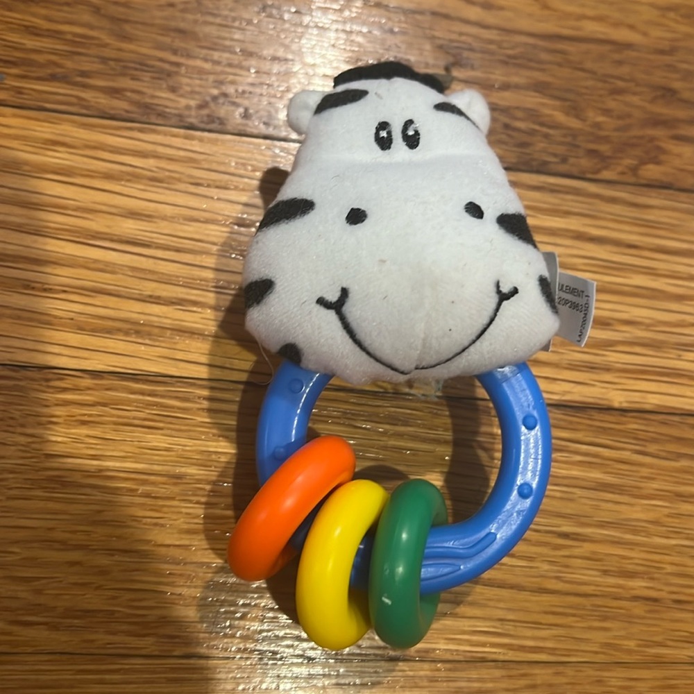 3/$12 Graco Zebra Teether w/ Velcro Tab